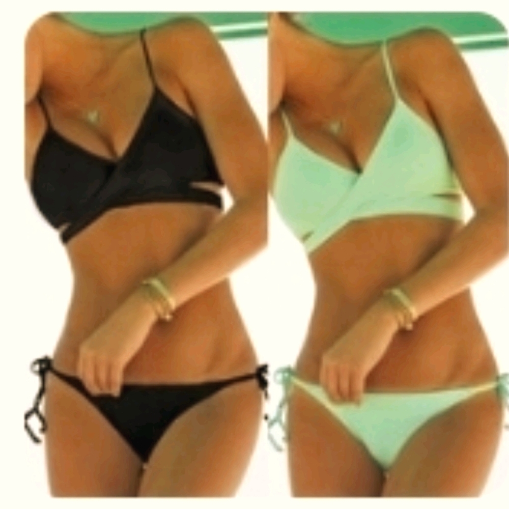 Teal bikini